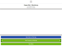 Tablet Screenshot of happywokblacksburg.com